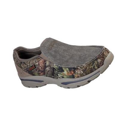 Zapatillas Sin Cordones Skechers Relaxed Fit: Creston - Moseco Hombre Marrones | 5193E_AR