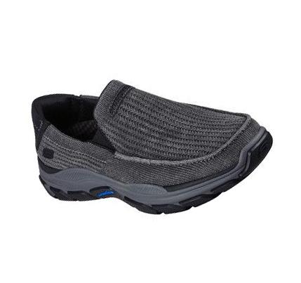 Zapatillas Sin Cordones Skechers Relaxed Fit: Respected - Vernon Hombre Negras | 520TA_AR