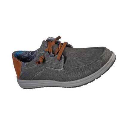 Zapatillas Sin Cordones Skechers Relaxed Fit: Melson - Planon Hombre Gris | 555TE_AR