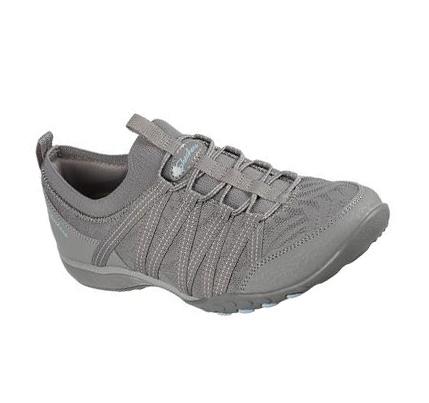 Zapatillas Sin Cordones Skechers Relaxed Fit: Breathe-Easy - First Light Mujer Gris | 63TAW_AR