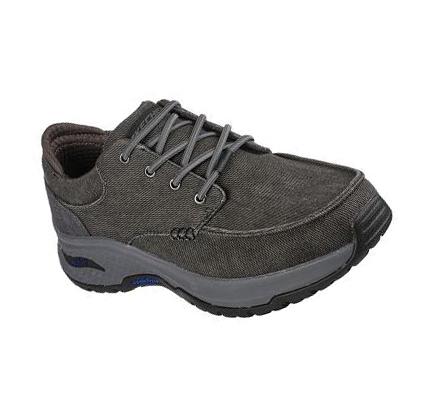 Zapatillas Sin Cordones Skechers Relaxed Fit: Arch Fit Ripple - Poliver Hombre Negras | A1A33_AR