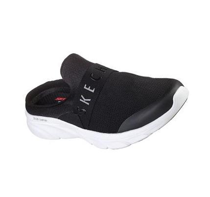 Zapatillas Sin Cordones Skechers Relaxed Fit: D'Lux Comodidad - Enthusiast Mujer Negras Blancas | A888K_AR