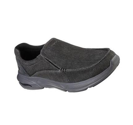 Zapatillas Sin Cordones Skechers Relaxed Fit: Arch Fit Talon - Menifee Hombre Negras | I568L_AR