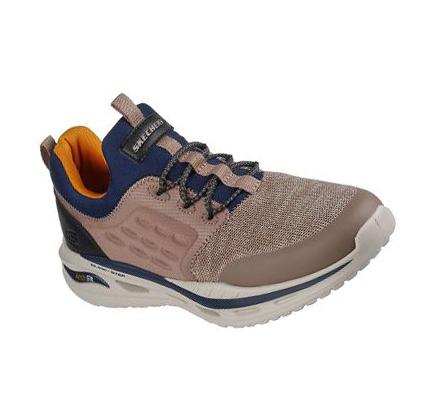 Zapatillas Sin Cordones Skechers Relaxed Fit: Arch Fit Orvan - Verdigo Hombre Marrones | IT5TB_AR