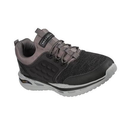 Zapatillas Sin Cordones Skechers Relaxed Fit: Arch Fit Orvan - Verdigo Hombre Negras | IT68A_AR