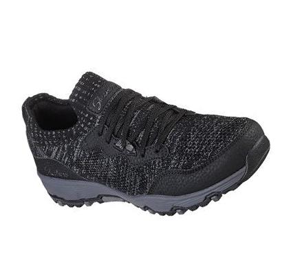 Zapatillas Sin Cordones Skechers Seager Hiker - Sunny Dream Mujer Negras Gris | 3688B_AR