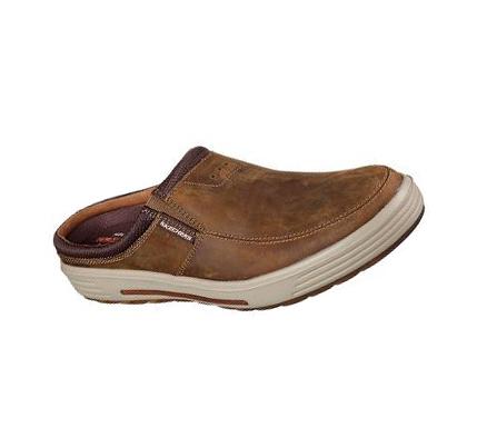 Zapatillas Sin Cordones Skechers Skech-Air: Porter - Vamen Hombre Marrones | A218L_AR