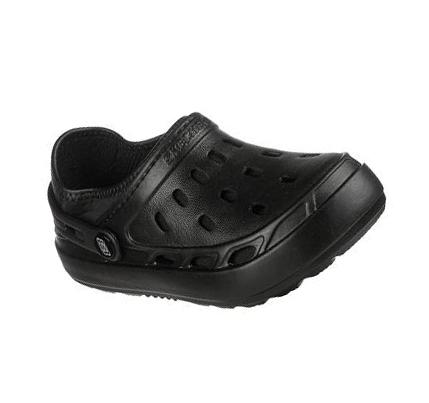 Zapatillas Sin Cordones Skechers Swifters II - Be Warmer Forro Niño Negras | TT03A_AR