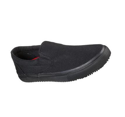 Zapatillas Sin Cordones Skechers Trabajo: Delvee - Bitalo SR Hombre Negras | 3682C_AR