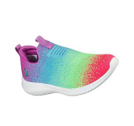 Zapatillas Sin Cordones Skechers Ultra Flex - Color Perfect Niña Moradas Multicolor | 5T95D_AR