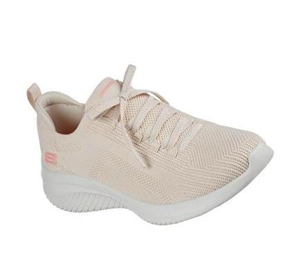 Zapatillas Sin Cordones Skechers Ultra Flex 3.0 - Big Plan Mujer Beige | I22AK_AR