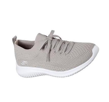 Zapatillas Sin Cordones Skechers Ultra Flex - Statements Mujer Gris Marrones | TT19D_AR