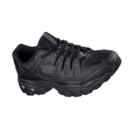 Zapatillas Skechers After Burn Memory Fit - Reprint Hombre Negras | 3950A_AR