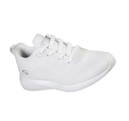 Zapatillas Skechers BOBS Deporte Squad - Tough Talk Mujer Blancas | IA23E_AR