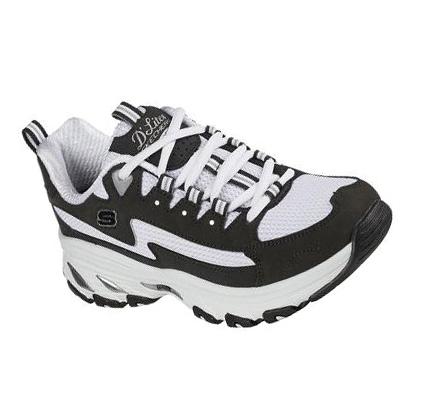 Zapatillas Skechers D'Lites Arch Fit - Better Me Mujer Negras Blancas | T1093_AR