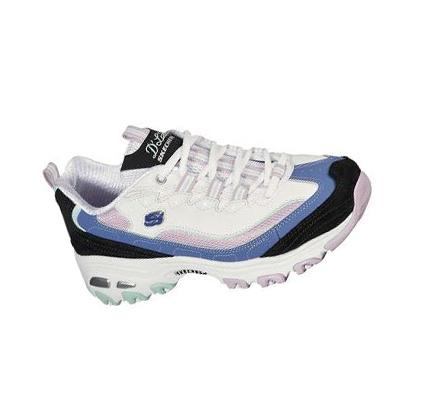 Zapatillas Skechers D'Lites - Varsity Spirit Mujer Negras Azules | I6T3X_AR