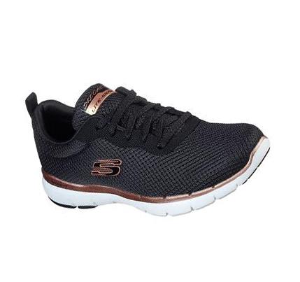 Zapatillas Skechers Flex Appeal 3.0 - First Insight Mujer Negras | 6TAAS_AR