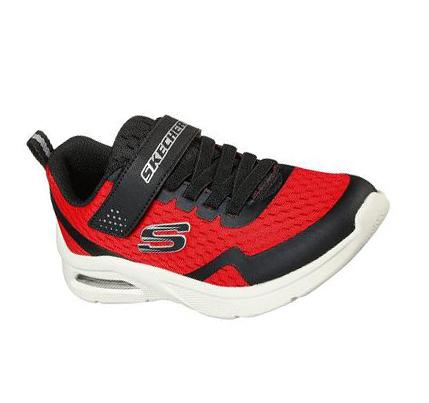 Zapatillas Skechers Microspec Max - Torvix Niño Rojas Negras | A220S_AR