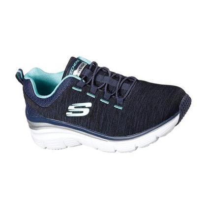 Zapatillas Skechers Moda Fit - Up A Level Mujer Azul Marino | I8A8K_AR