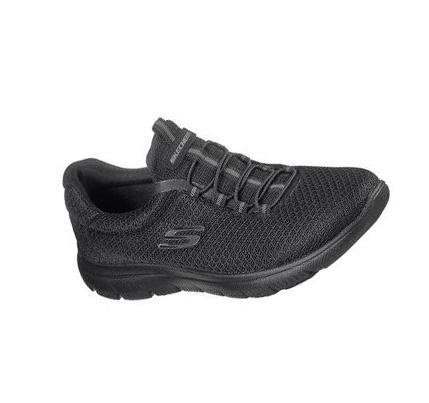 Zapatillas Skechers Summits Mujer Negras | I0A9X_AR