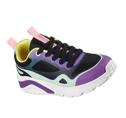 Zapatillas Skechers Uno Lite - Color Pops Niña Negras Multicolor | 6295P_AR