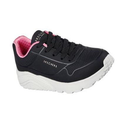 Zapatillas Skechers Uno Lite - In My Zone Niña Negras | 62T0W_AR