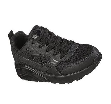 Zapatillas Skechers Uno Lite - Ronzo Niño Negras | T892L_AR