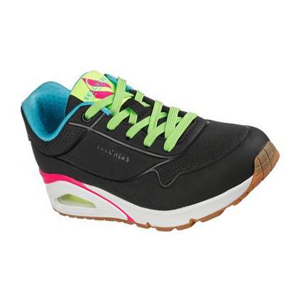 Zapatillas Skechers Uno - Neano Mujer Negras Multicolor | I699X_AR