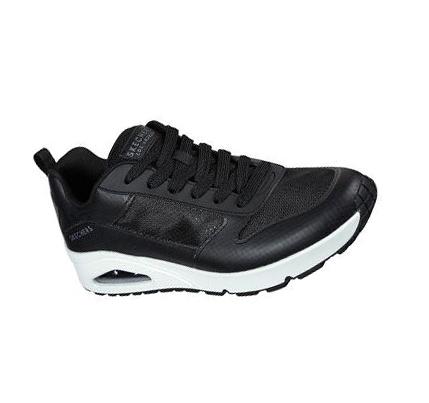 Zapatillas Skechers Uno - Sol Hombre Negras Blancas | A089A_AR