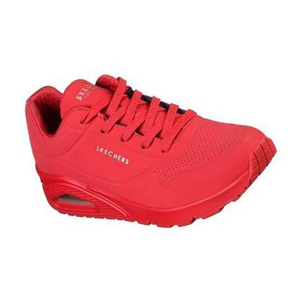 Zapatillas Skechers Uno - Stand On Air Mujer Rojas | I0A8L_AR