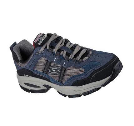 Zapatillas Skechers Vigor 2.0 - Trait Hombre Azul Marino Gris | 3889B_AR