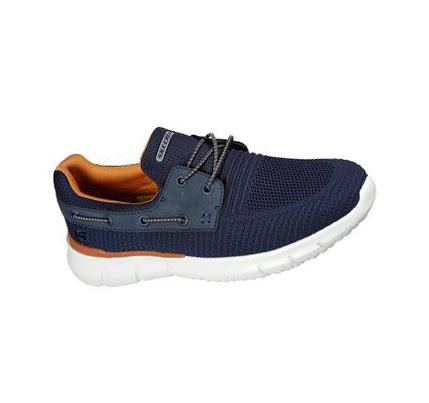 Zapatos Casuales Skechers Del Retto - Clean Slate Hombre Azul Marino | I593A_AR