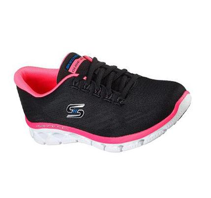 Zapatos Casuales Skechers Glide-Step Flex - Sheer Virtue Mujer Negras Rosas | AA88C_AR