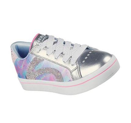 Zapatos Casuales Skechers Hi-Lite - Color Shines Niña Plateadas Multicolor | 38A5D_AR