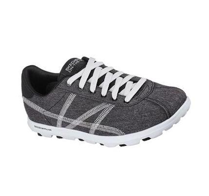 Zapatos Casuales Skechers On-the-GO 2.0 - Timeless Mujer Negras Blancas | AA63E_AR