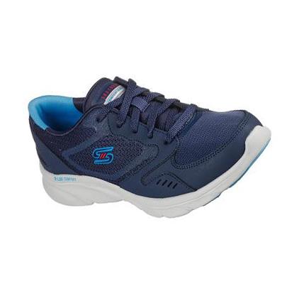 Zapatos Casuales Skechers Relaxed Fit: D'Lux Comodidad - Plenty Success Mujer Azul Marino | 3038B_AR