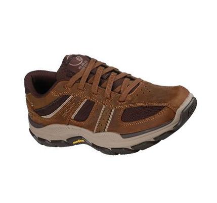 Zapatos Casuales Skechers Relaxed Fit: Respected - Edgemere Hombre Chocolate | T100K_AR