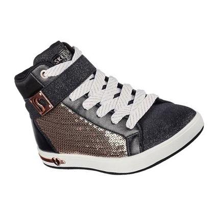 Zapatos Casuales Skechers Shoutouts - Steal the Runway Niña Negras Doradas | 3520S_AR