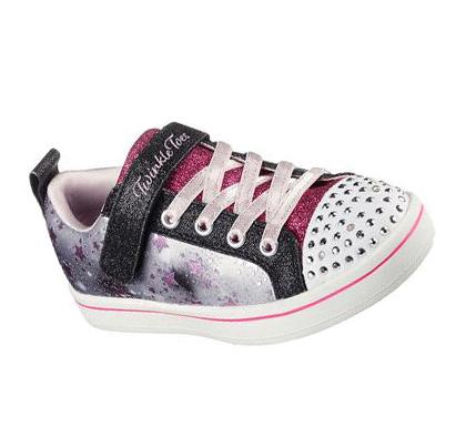 Zapatos Casuales Skechers Sparkle Rayz - Galaxy Brights Niña Negras Multicolor | A3A5P_AR