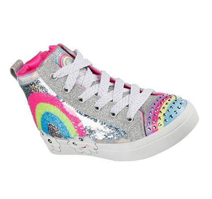 Zapatos Casuales Skechers Twi-Lites 2.0 - Rainbow Daydreams Niña Plateadas Multicolor | A195X_AR