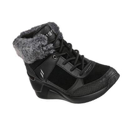 Zapatos Cuña Skechers Million - Wild Intuition Mujer Negras | A980C_AR