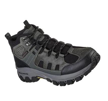 Zapatos De Senderismo Skechers Relaxed Fit: Edgmont - Voxter Hombre Gris Negras | 3108L_AR