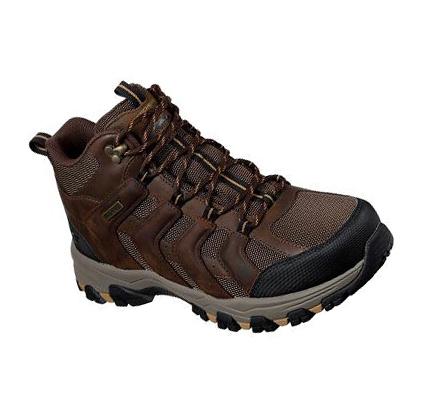 Zapatos De Senderismo Skechers Relaxed Fit: Selmen - Relodge Hombre Marrones | 3233X_AR