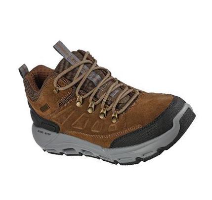 Zapatos De Senderismo Skechers Relaxed Fit: Lugwin - Armadale Hombre Kaki | A258R_AR