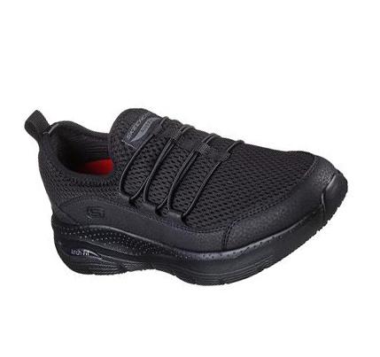 Zapatos De Trabajo Skechers Arch Fit SR - Jitsy Mujer Negras | 38A6A_AR