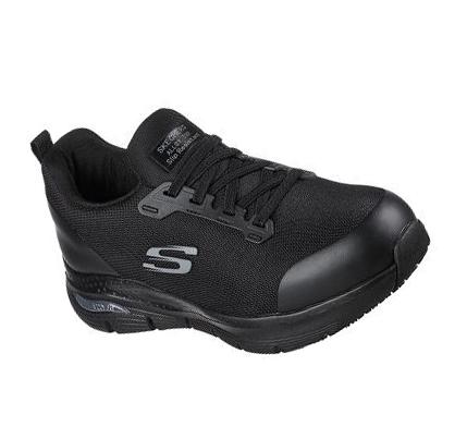 Zapatos De Trabajo Skechers Arch Fit SR - Evzan Mujer Negras | 39A6R_AR