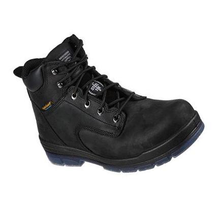 Zapatos De Trabajo Skechers Argum - Alkova ST WP Hombre Negras | AT61P_AR