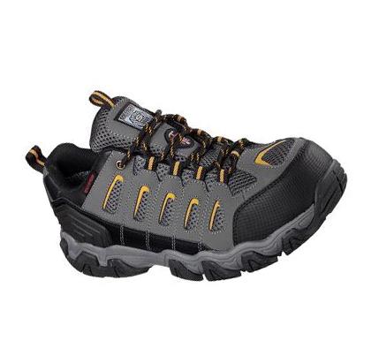 Zapatos De Trabajo Skechers Blais ST Hombre Gris Oscuro | A986R_AR