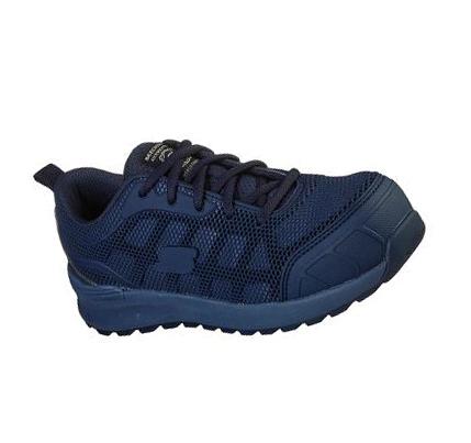 Zapatos De Trabajo Skechers Bulklin - Ayak Comp Puntera Mujer Azul Marino | 58T1G_AR