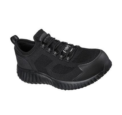 Zapatos De Trabajo Skechers Cicades - Rhettle ESD Comp Puntera Hombre Negras | A211Q_AR